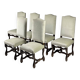 Set of 6 Os de Mouton chairs