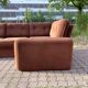 Vintage Modular Sofa in Brown Velvet Corduroy, 1970s