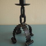 brutalist chandelier vintage decor brutalist candlestick