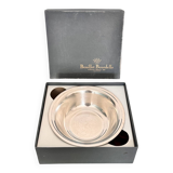 Large bowl, salad bowl, Bouillet Bourdelle cup in silver metal