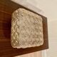 Applique scandinave en verre 1950