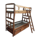 Stackable twin beds with storage chests
