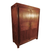 Armoire malouine en chêne début XVIIIe siècle.