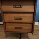 Vintage desk 60s wood and metal