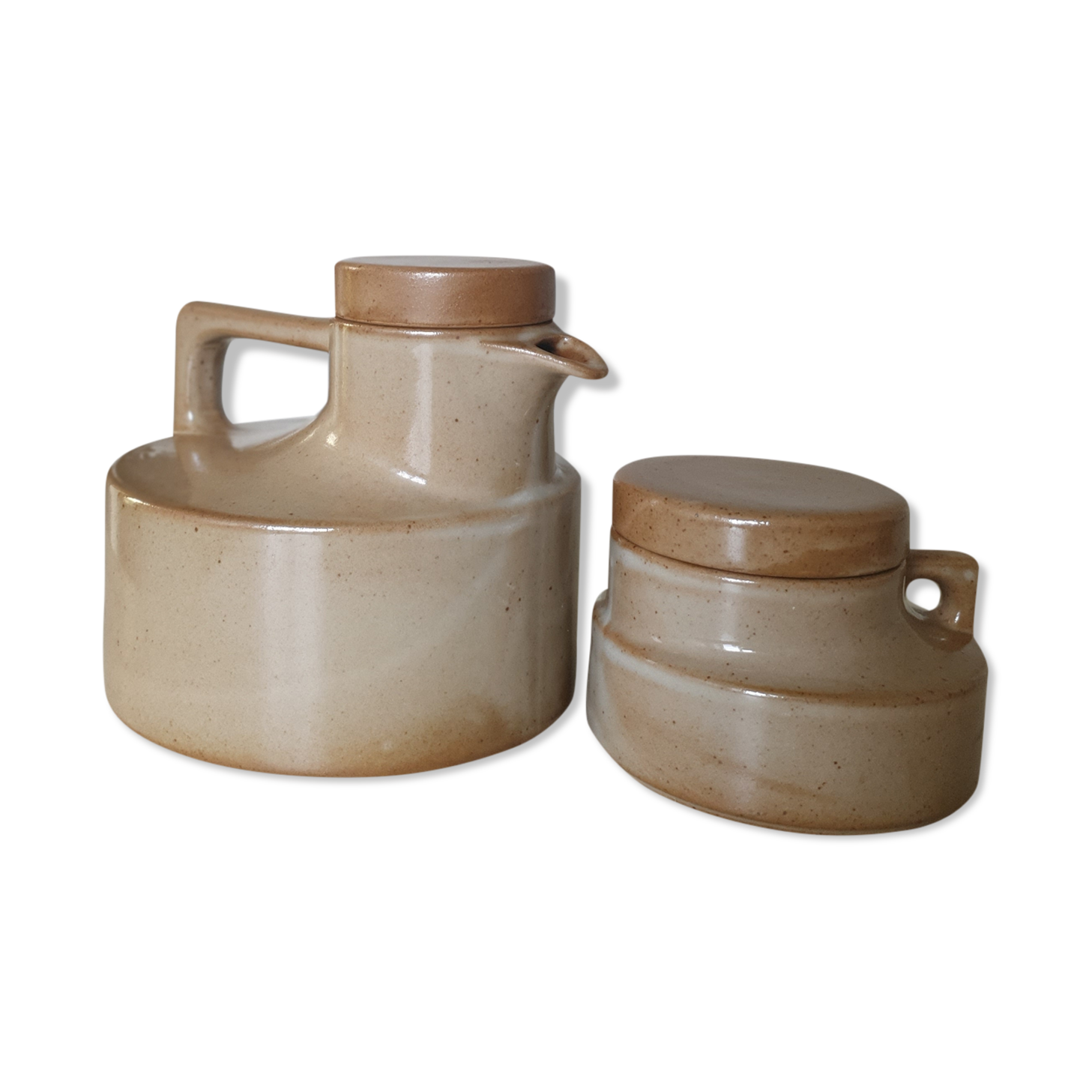 Coffee maker and sugar maker in Brenne sandstone