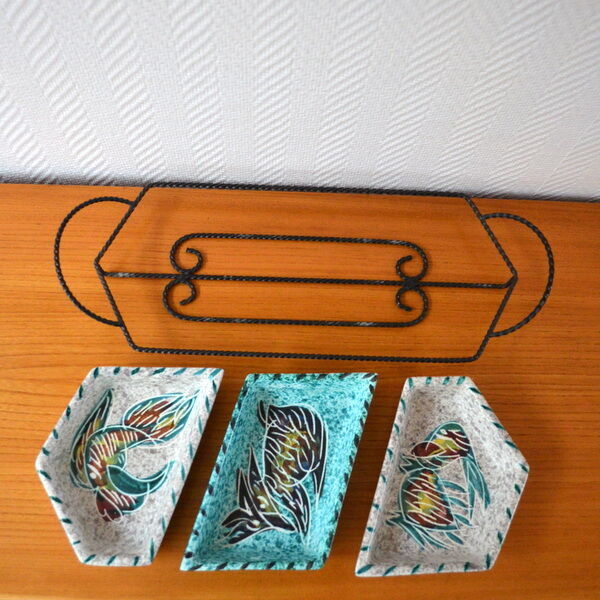 Borty 1950-1960 vintage ceramic tray