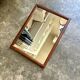 Dark wooden mirror ☐ 40 x 29.5 cm