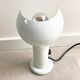 Vintage white metal O'luce table lamp Flash by Joe Colombo - Italian Design