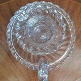 Bougeoir à main en cristal de Baccarat modèle Bambous Tors