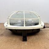 Industrial bakelite wall or ceiling light from Elektrosvit, 1980s