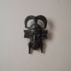 Masque en bois décoration tribal vintage art africain togo objet de décoration sculpté main 1934