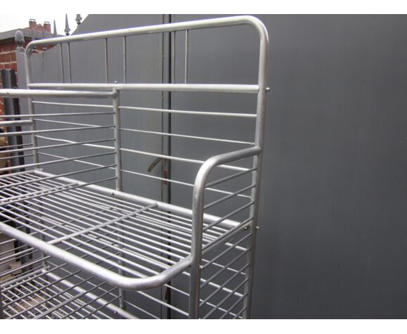 Etag re en alu  presentoir de boulangerie vintage  Selency Etag re en alu  presentoir de boulangerie vintage  Selency