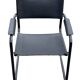 Set of 4 Bauhaus cantilever chairs in black imitation leather design