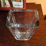 Scandinavian crystal vase from the 50s