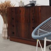 Rosewood chest of drawers, Danish design, 1960s, made by Hjørnebo