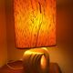 Brutalist lamp in carved stone by Albert Tormos.