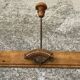 Wall-mounted coat rack with 3 hooks, 19th century.