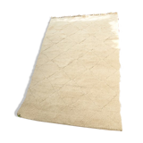 Berber carpet Beni Ouarain beige with dug patterns - 320x205cm