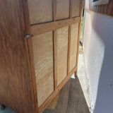 sliding door wardrobe, vintage, possible hanging space