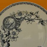 Lot de 6 assiettes plates UC SARREGUEMINES modèle Wallace.