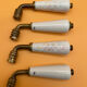 Limoges porcelain handles floral motif