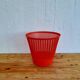 Vintage Syla orange waste paper basket