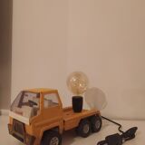 Sanson vintage metal truck toy lamp