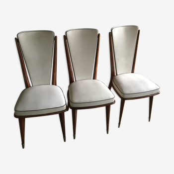 Trio de chaises Monobloc