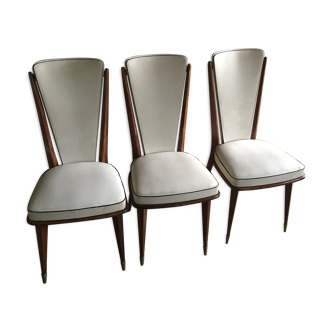 Trio of Monobloc chairs