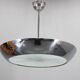 Lustre chromé Bauhaus des années 1930 « UFO » par Josef Hurka pour Napako