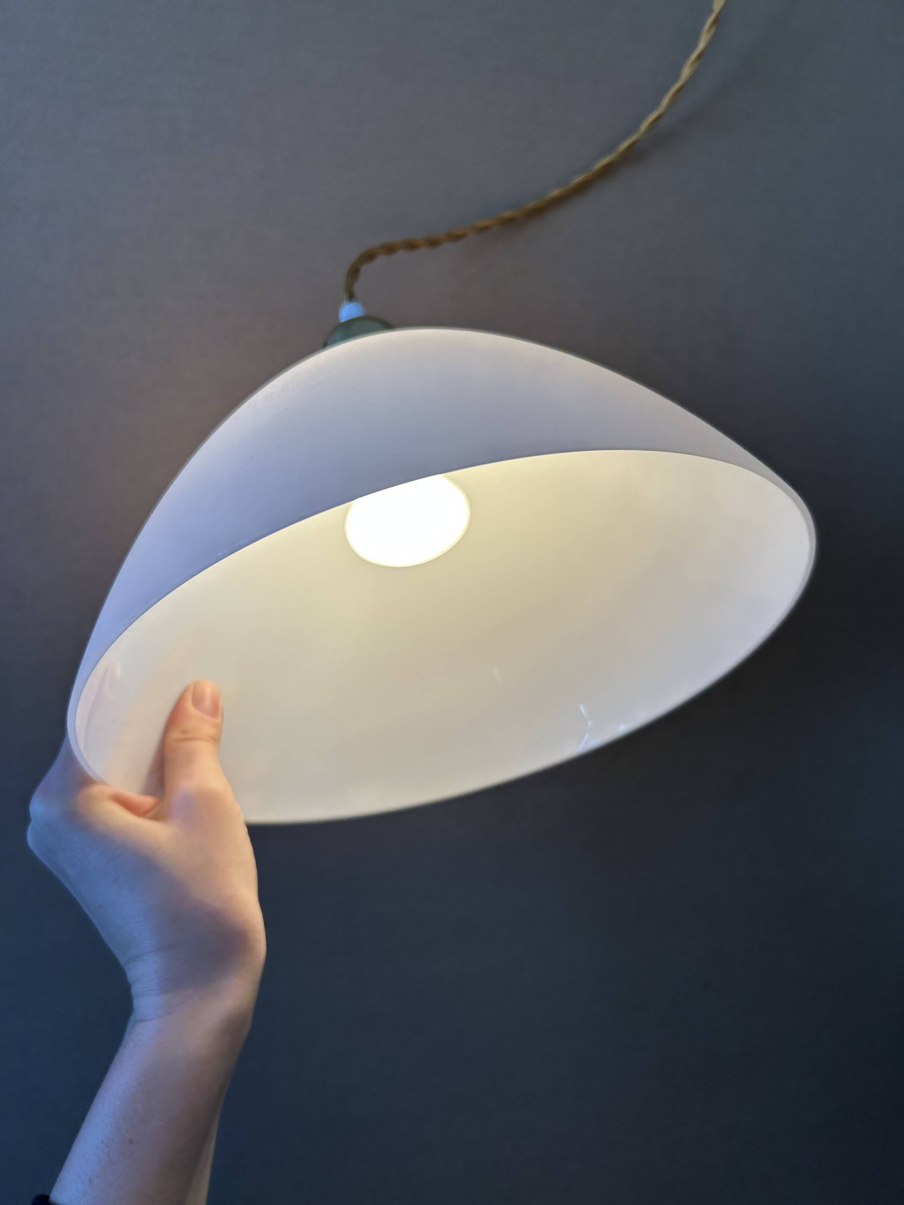 Suspension opaline D26cm
