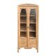 Parisian glass cabinet art deco raw wood 1930