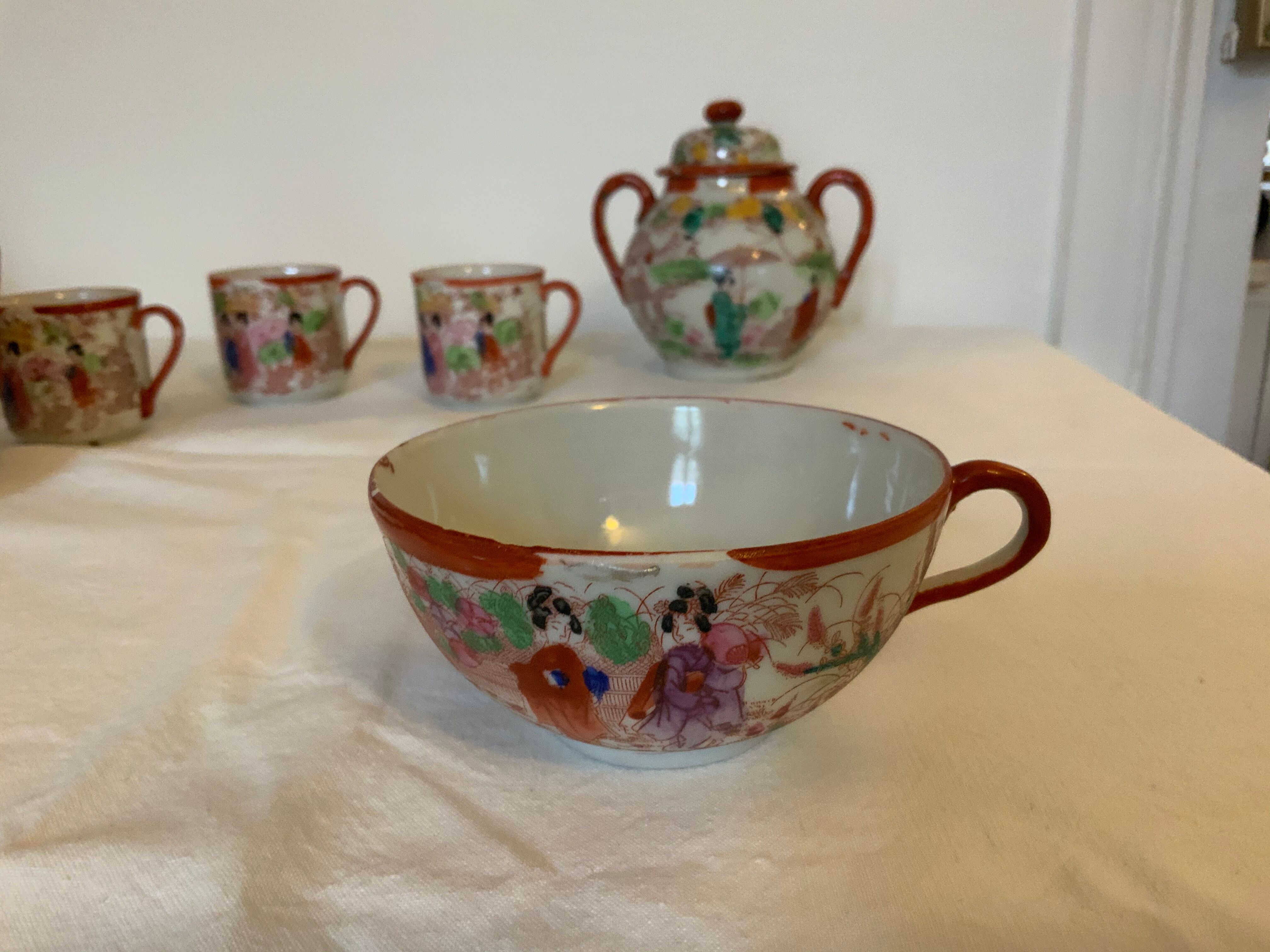 Japanese tea and coffee service