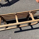 Sled large old alsace sleigh christmas decoration