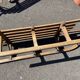 Sled large old alsace sleigh christmas decoration