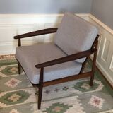 Danish midcentury teak easy chair by Arne Vodder