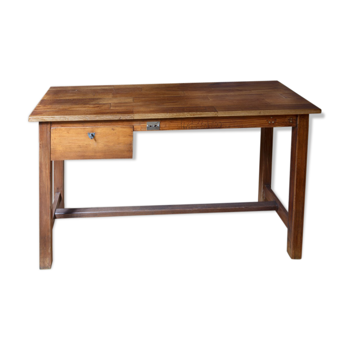 Old desk assembly table