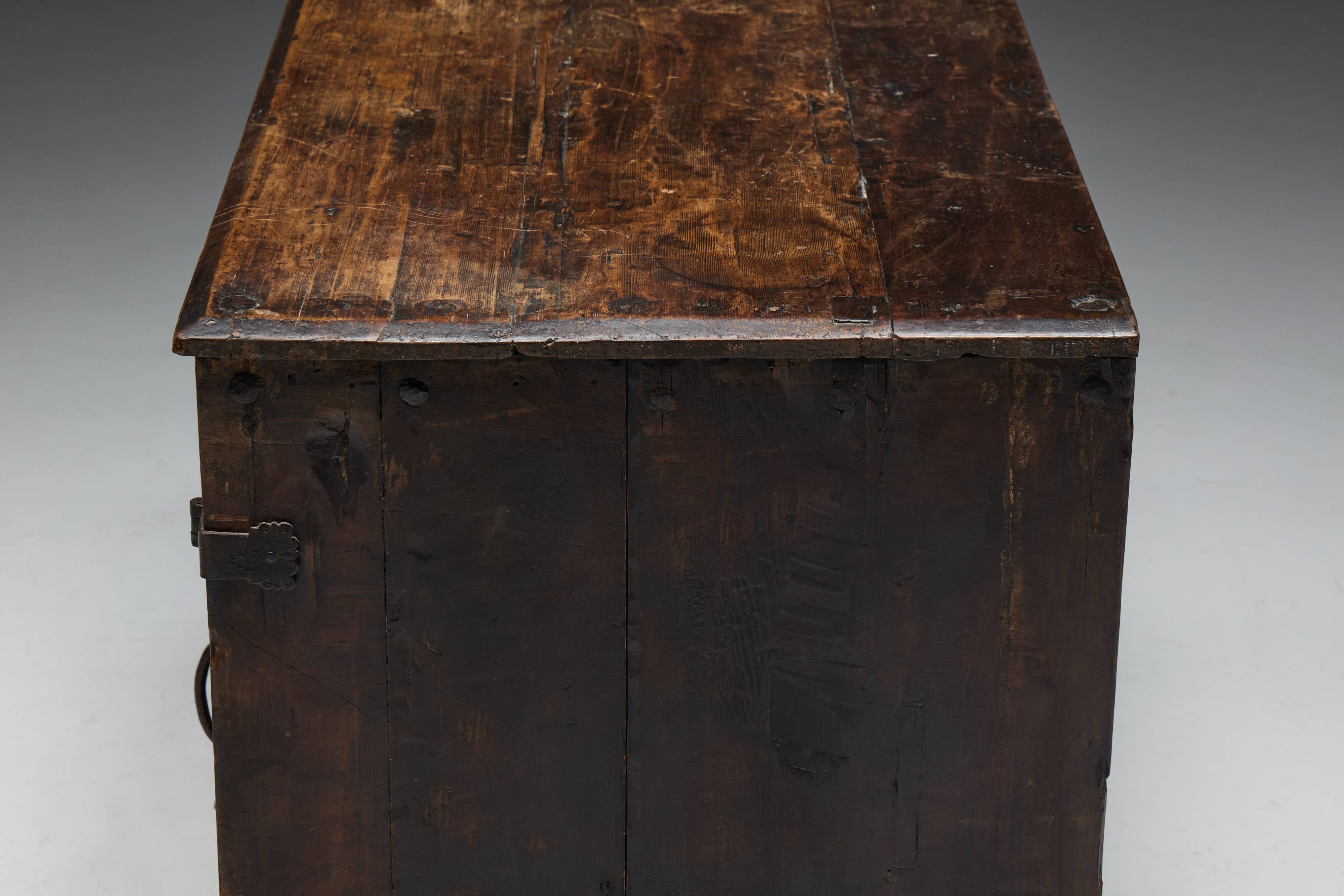 Antique Carved Cupboard, France, 18th Century