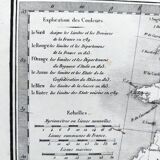 Old map of France - 1842