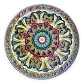 Assiette murale en laiton