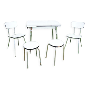 Ancienne table & 4 sièges