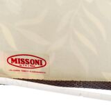 A pair of post-modern Missoni table lamps by Massimo Valloto, Italy, 1980s.