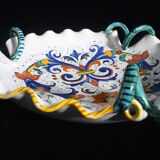 Old cup colored in Deruta faïence