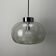 Rare XL bubble glass pendant lamp in chrome by Doria Leuchten 1970