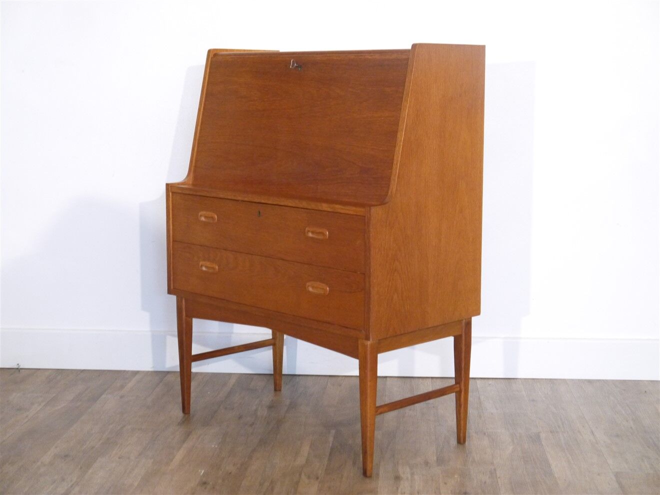 Scandinavian vintage teak secretary 1960