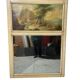Oil on canvas 19th century mirror