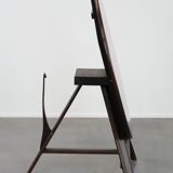 Dutch dining table/folding table from the 20th century 105cm diameter