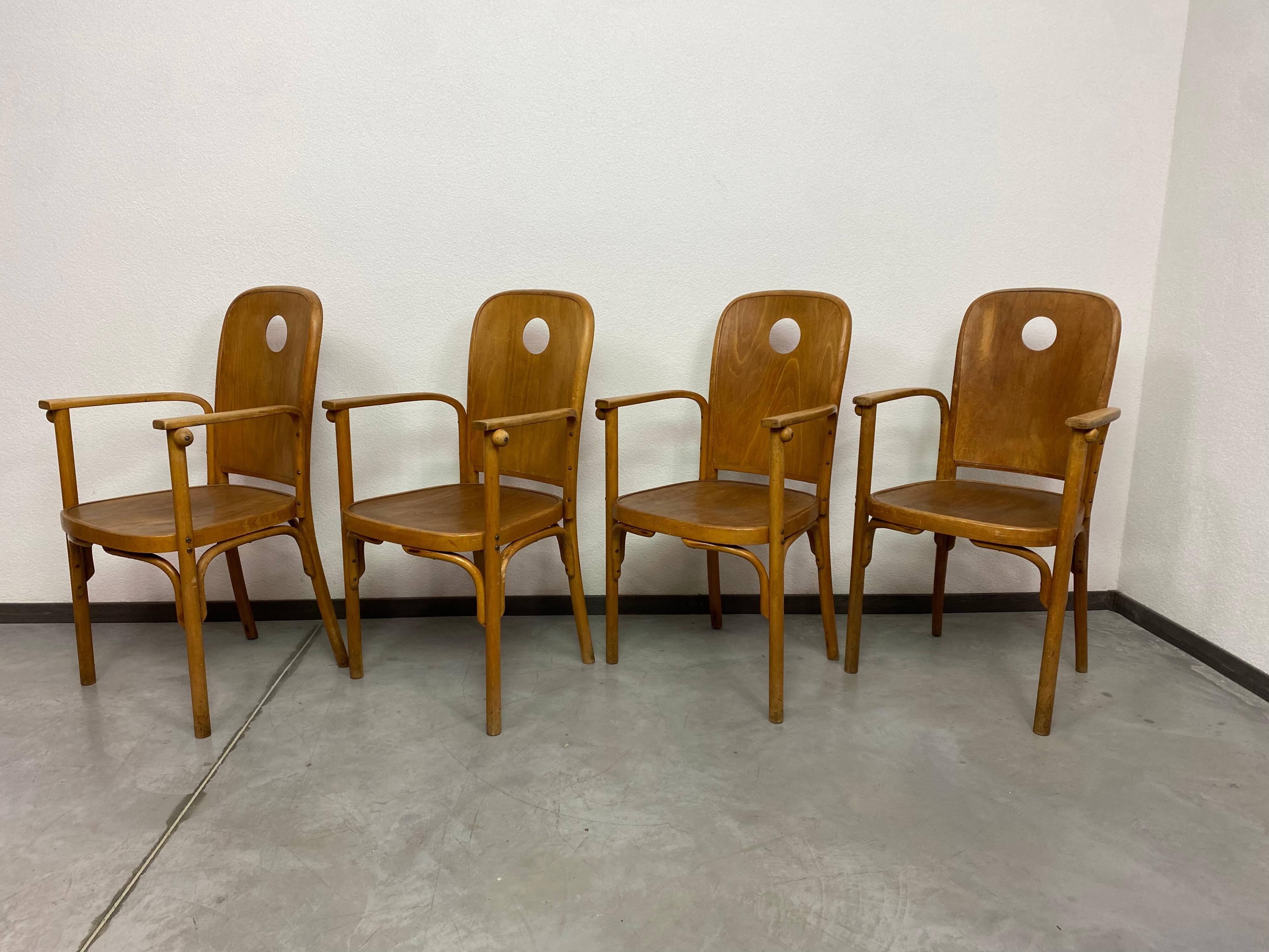 Very rare armchair no. 813 /1F by Josef Hoffmann for Jacob Josef Kohn