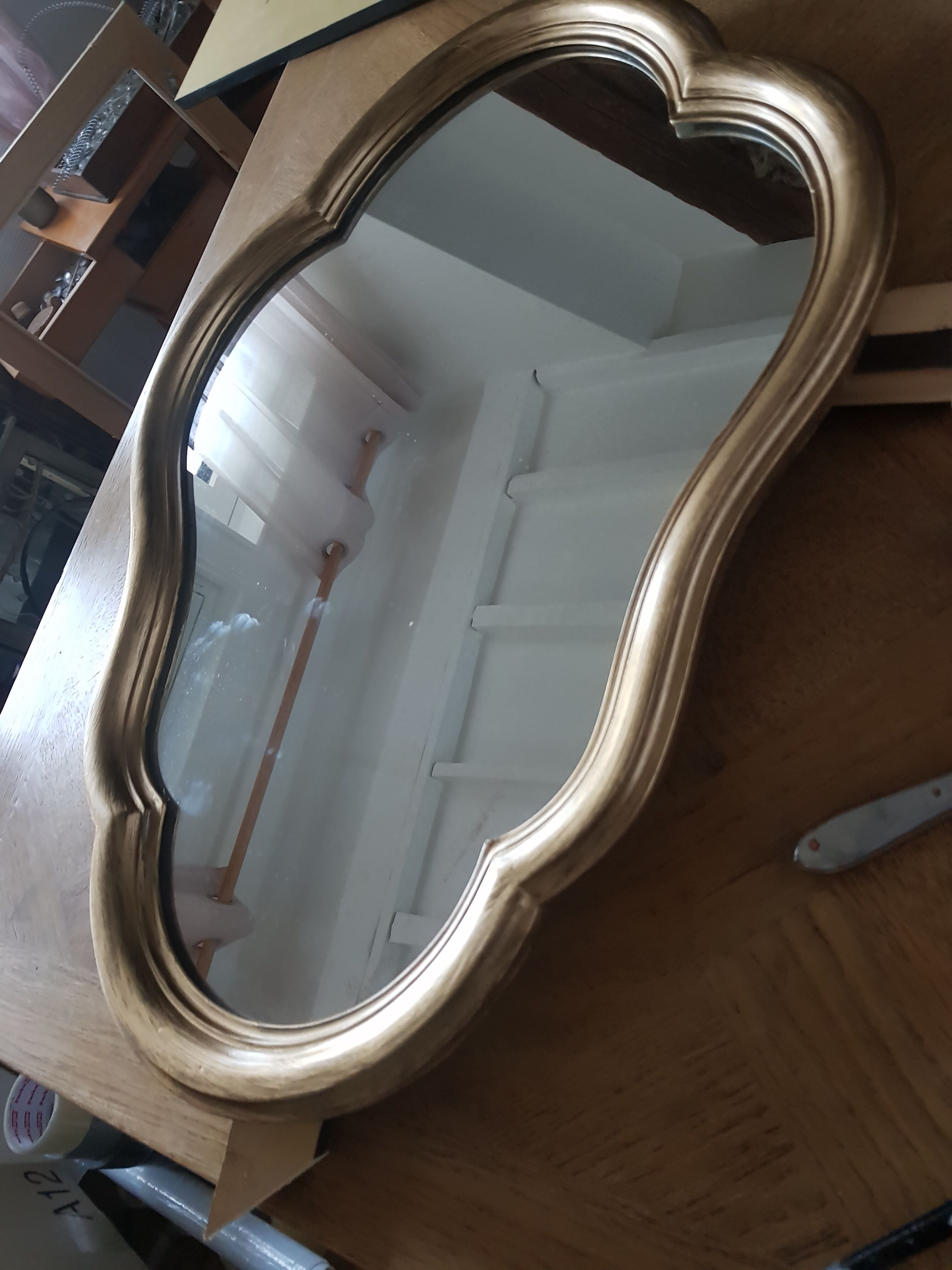Miroir doré 60x45cm