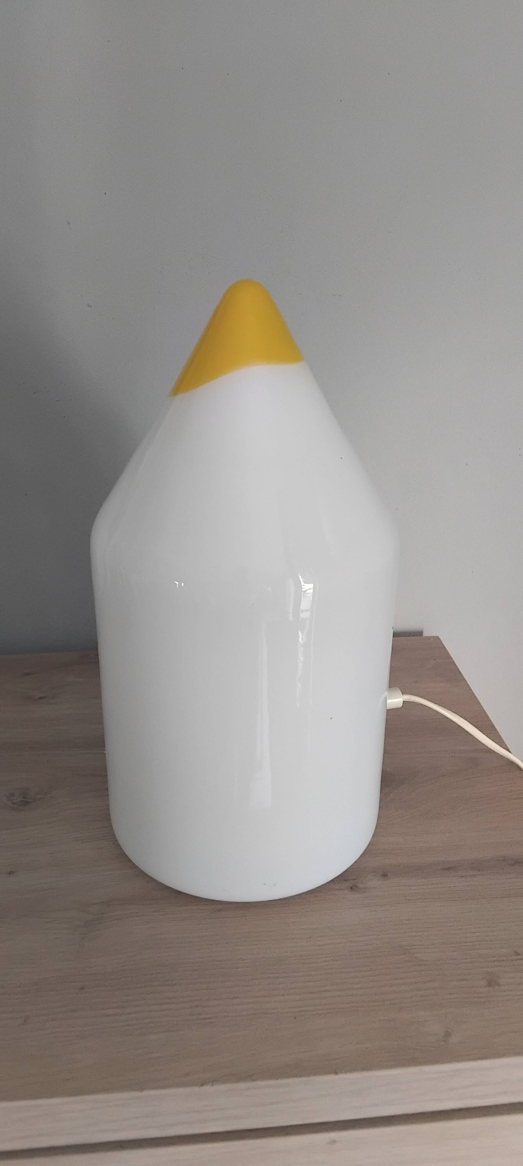 Lampe crayon murano vetri année 60 vintage